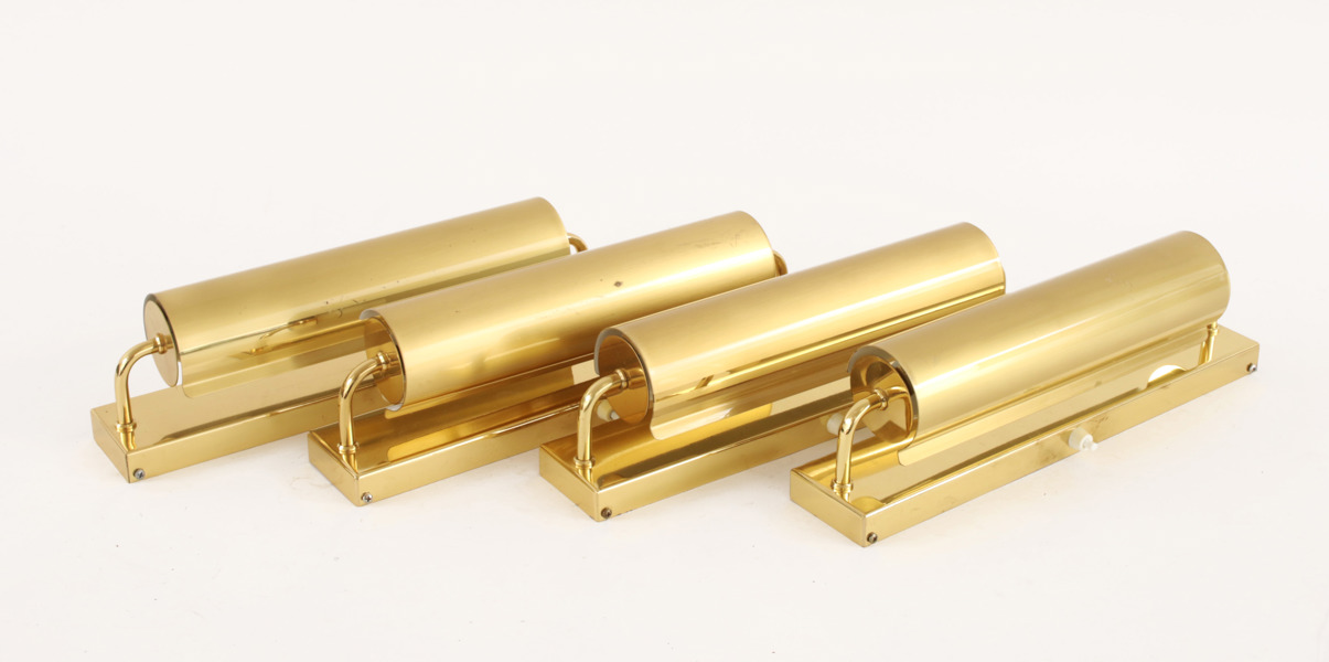 Vägglampor 4st, Örsjö Industri, 1900-talets andra hälft