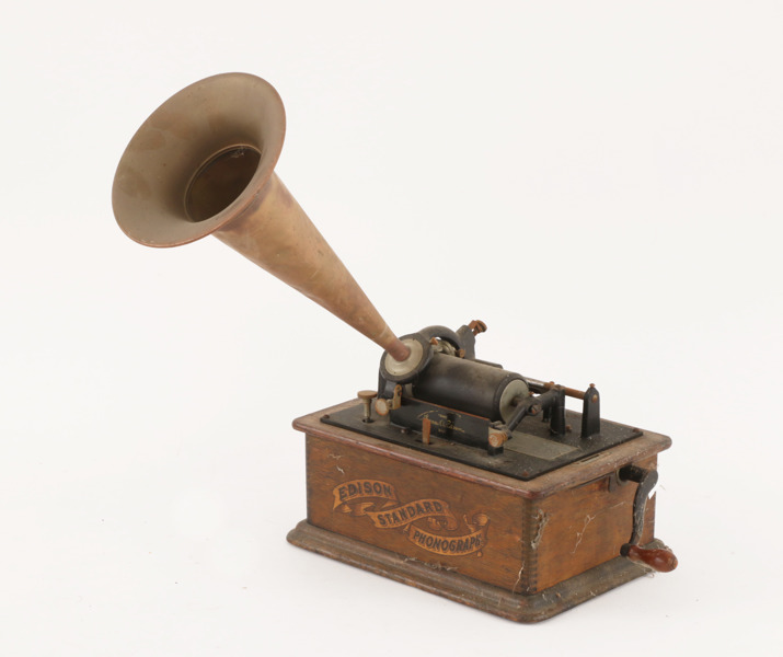 Fonograf, Edison Standard, USA, omkring år 1900