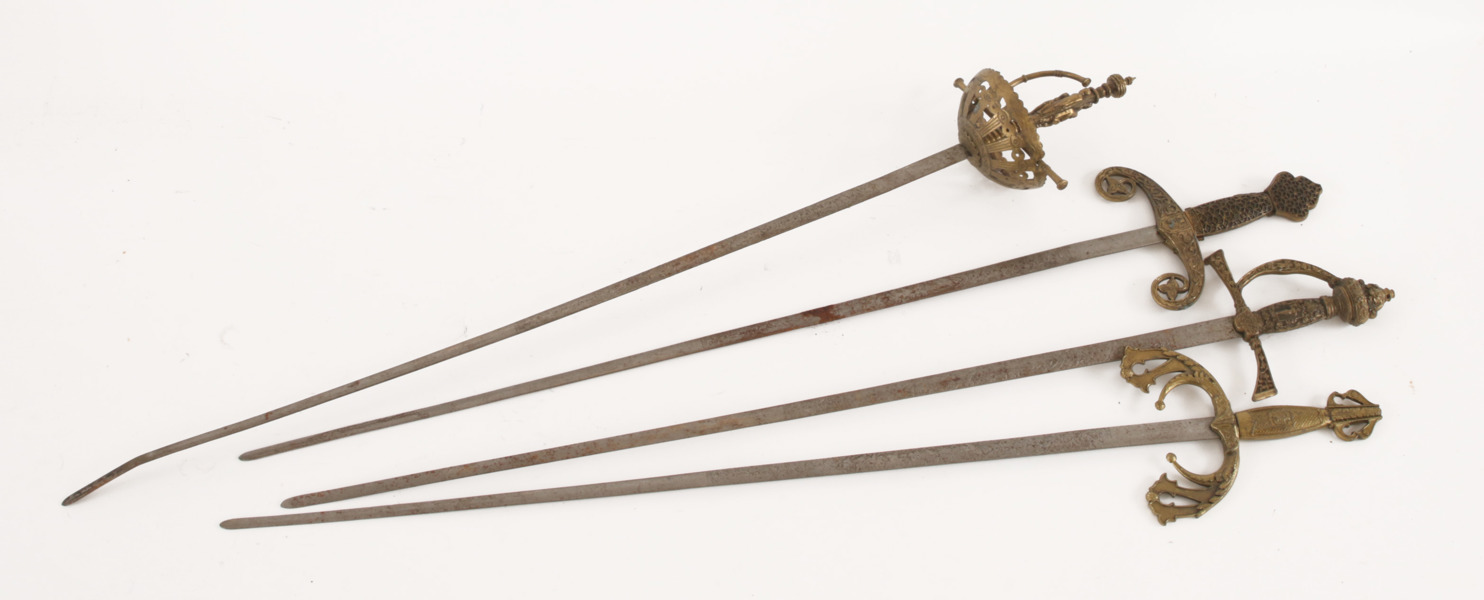 Dekorationssvärd 4st, 1900-tal