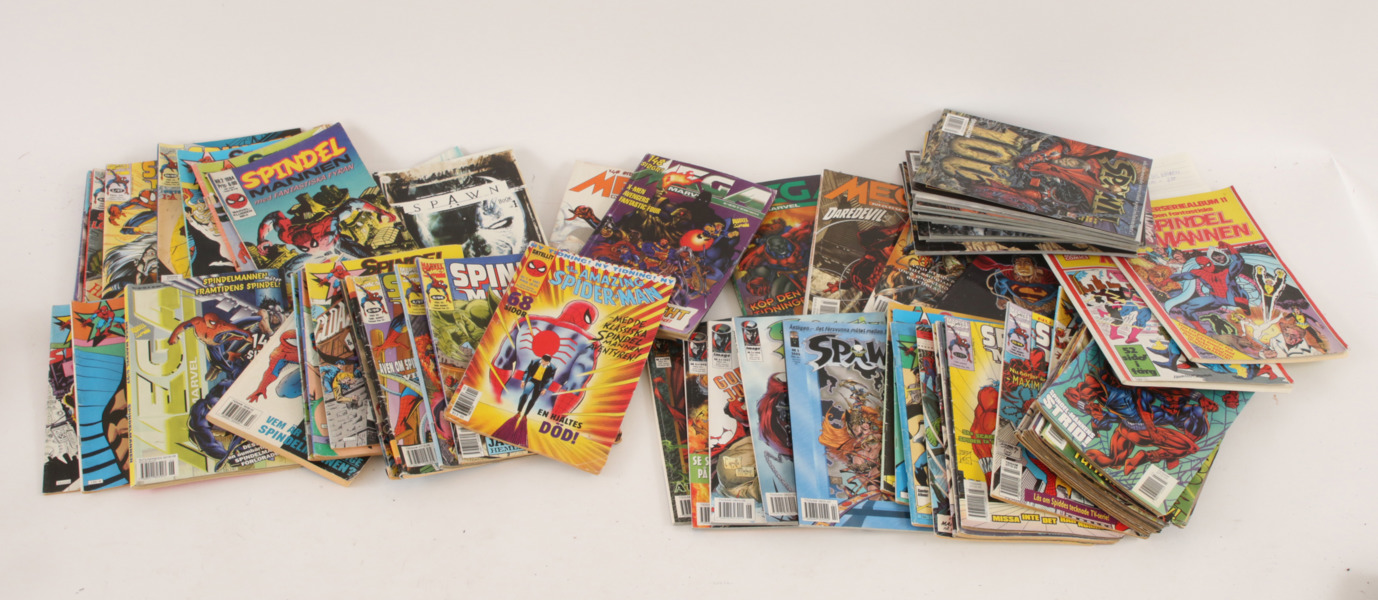 Parti serietidningar, Marvel/DC