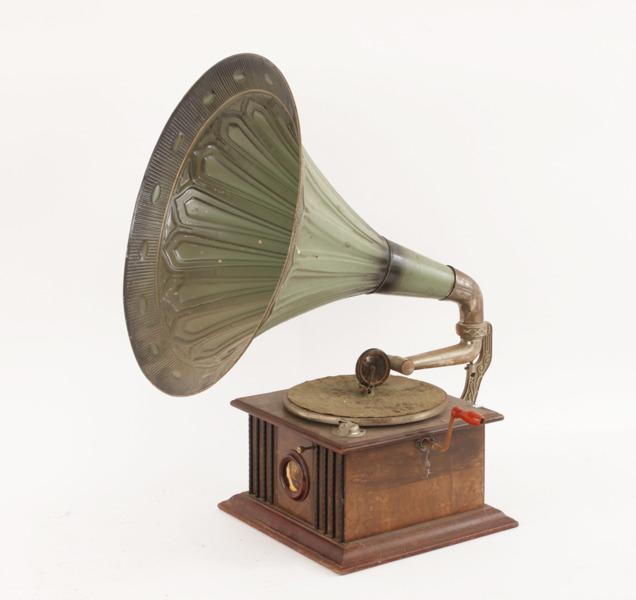 Trattgrammofon, tidigt 1900-tal