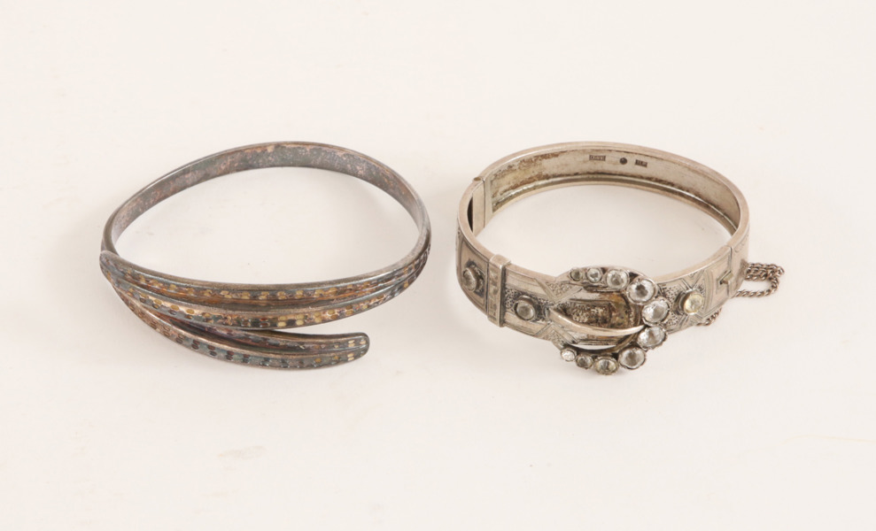 Armringar 2st, silver