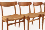 Stolar 4st, "CH23", Hans J. Wegner, Danmark, 1950/60-tal