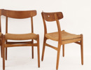 Stolar 4st, "CH23", Hans J. Wegner, Danmark, 1950/60-tal