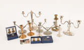 Kandelabrar och ljusstakar 14 delar