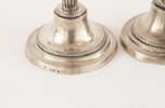 Ljusstakar ett par, silver, sengustavianska, 1825