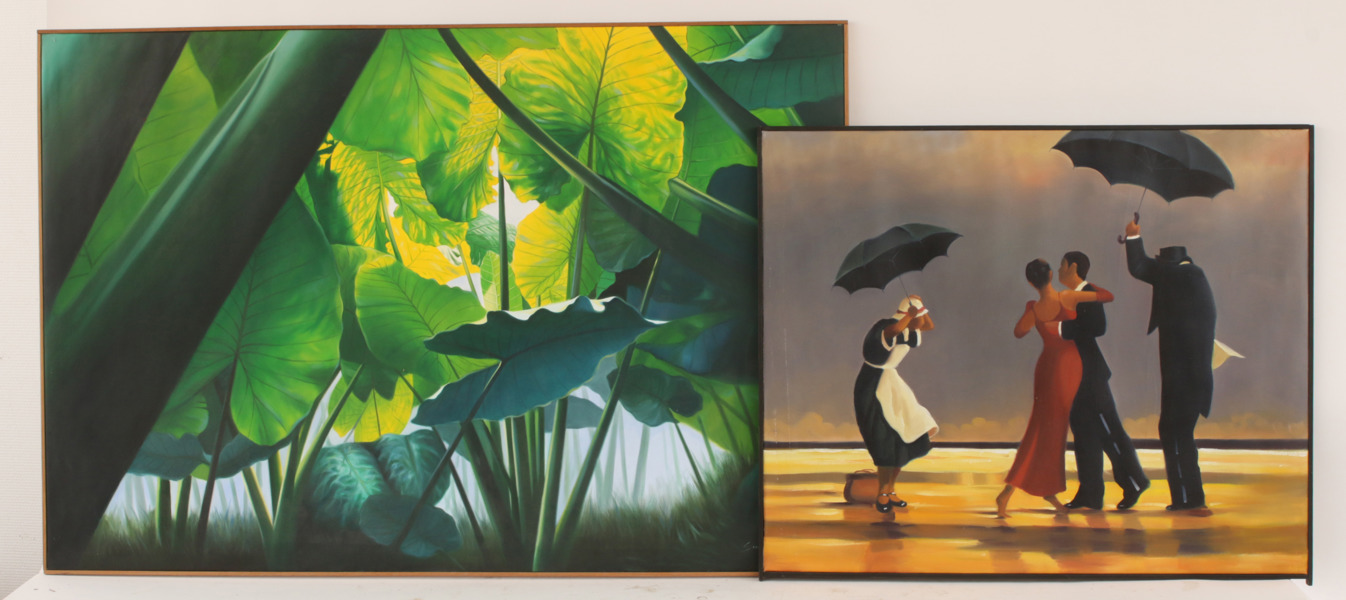 Oljemålningar 2 delar