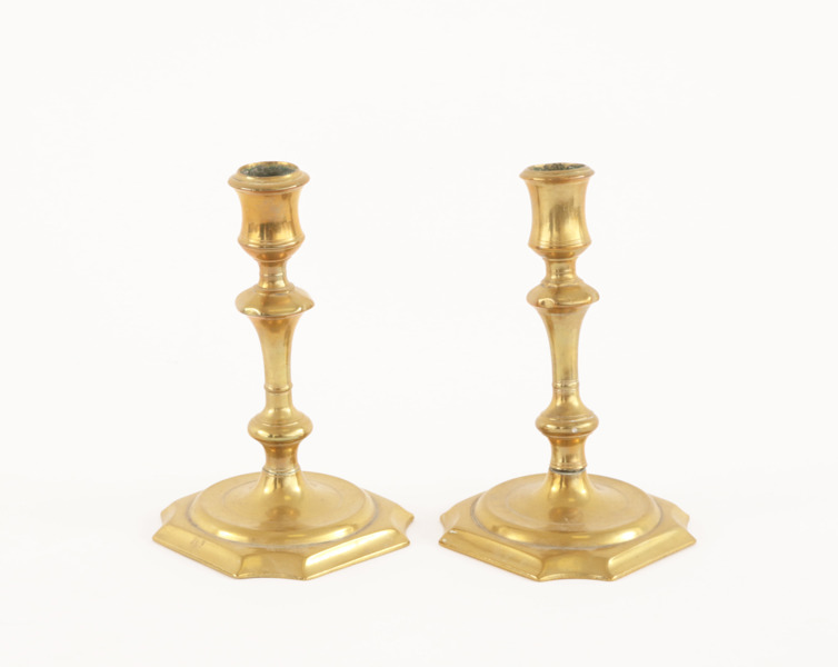 Ljusstakar ett par, barock, 1700-tal