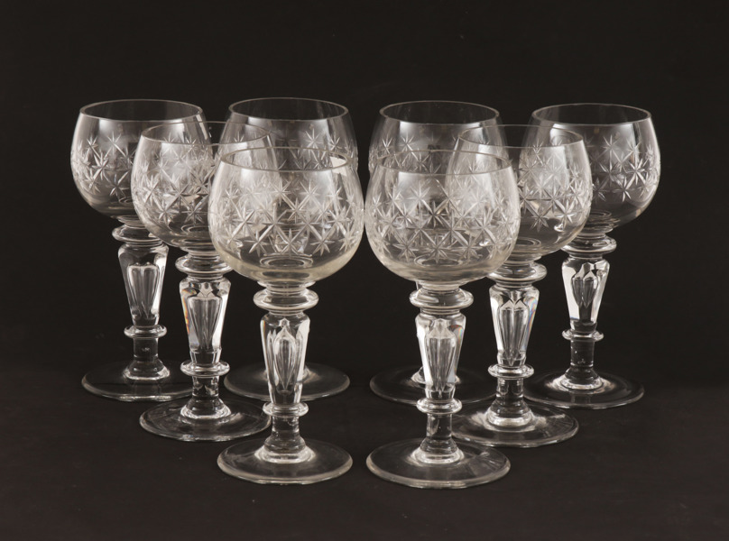 Pokalglas 8st, tidigt 1900-tal