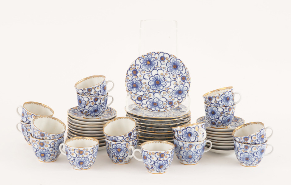 Kaffeservisdelar, Lomonosov, Ryssland