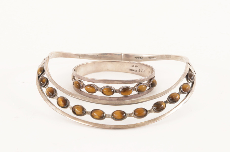 Smycken 2 delar, sterlingsilver, Mexiko