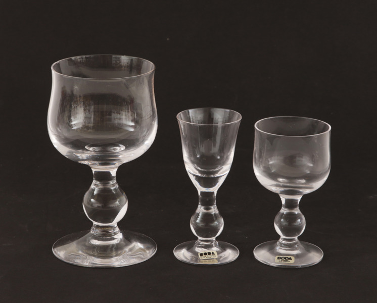 Glasservisdelar, "H40", Erik Höglund för Boda