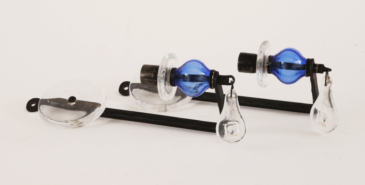 Väggljusstakar ett par, Erik Höglund för Boda