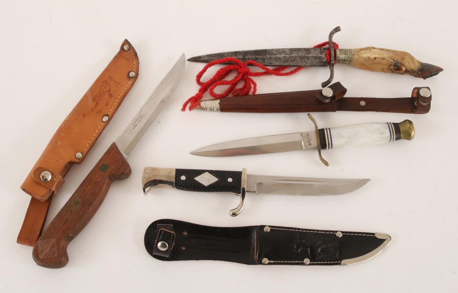 Knivar med slida 4st