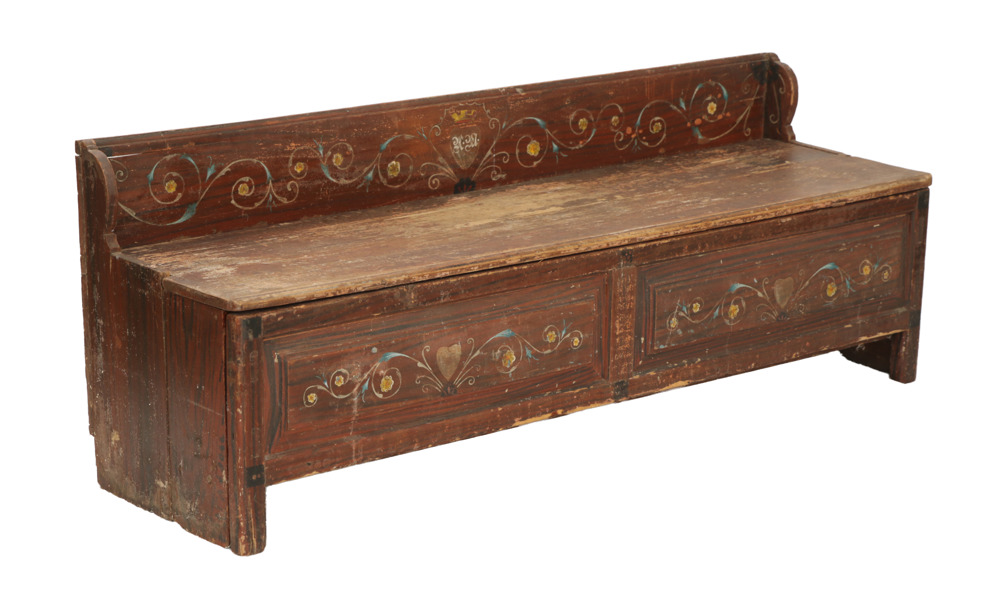 Fållbänk, allmoge, 1800-tal