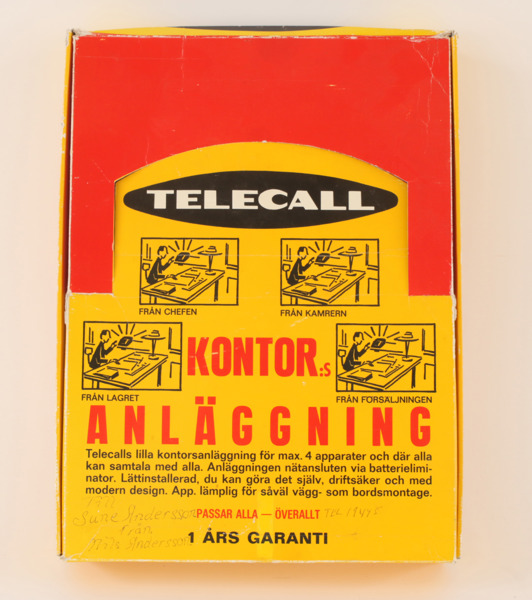 Kontorsanläggning 4 delar, Telecall