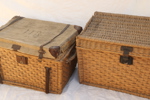 Flätade korgar 2st, omkring år 1900