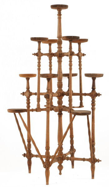 Blompiedestal, omkring år 1900