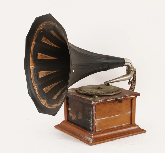 Trattgrammofon, 1900-talets början