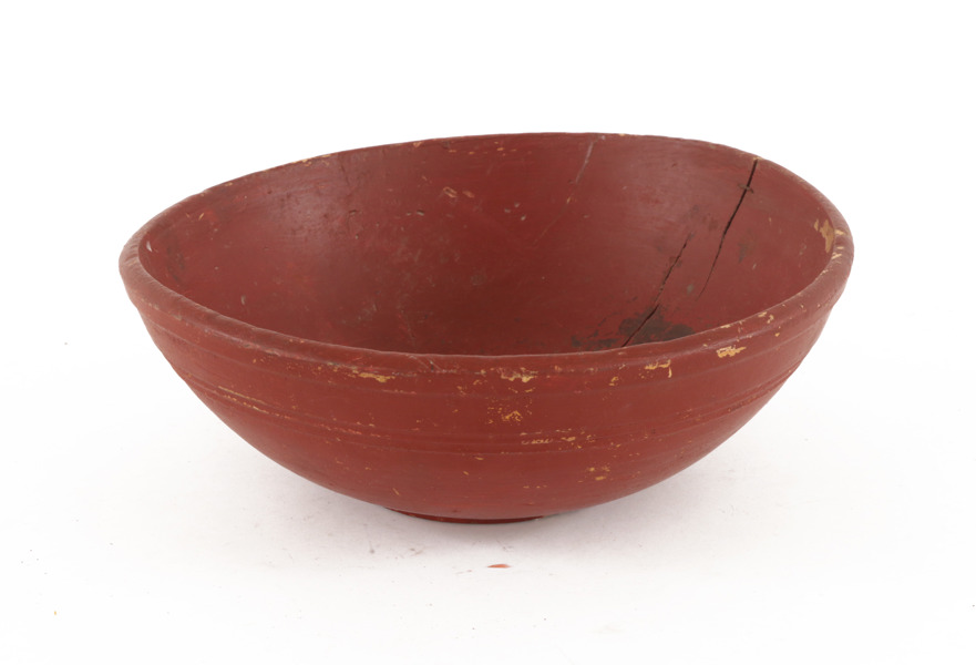 Svarvskål, allmoge, 1800-tal