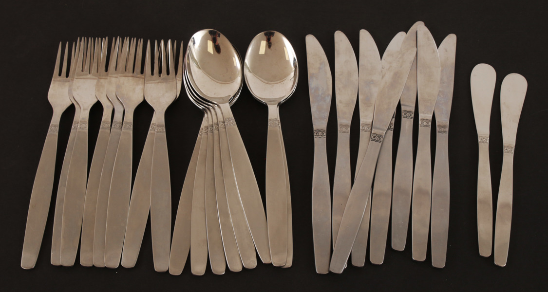 Bestickservisdelar, "Sessan", Sonja Katzin för Nilsjohan