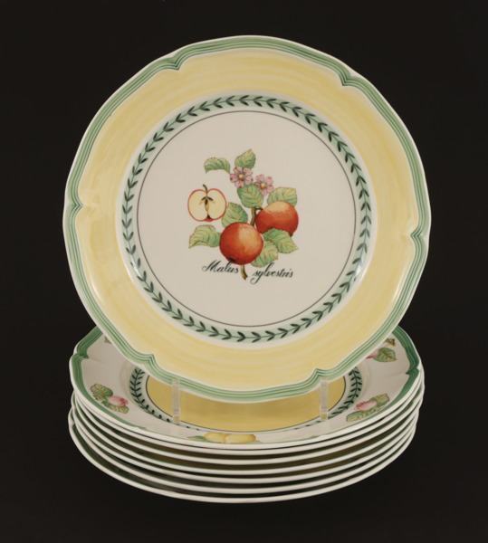 Mattallrikar 8st, "French Garden", Villeroy & Boch