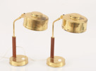Bordslampor ett par, BJS, Skellefteå, 1960-tal