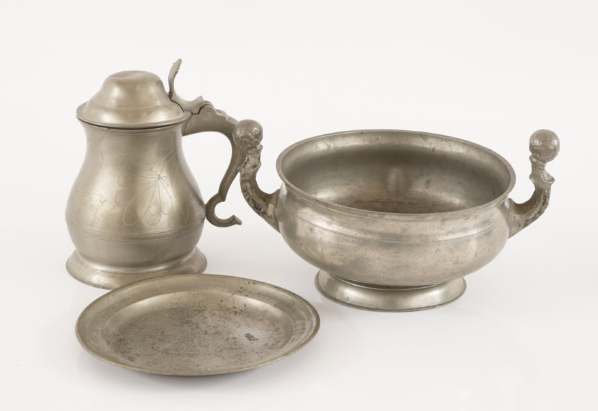 Tenn 3 delar, 17/1800-tal