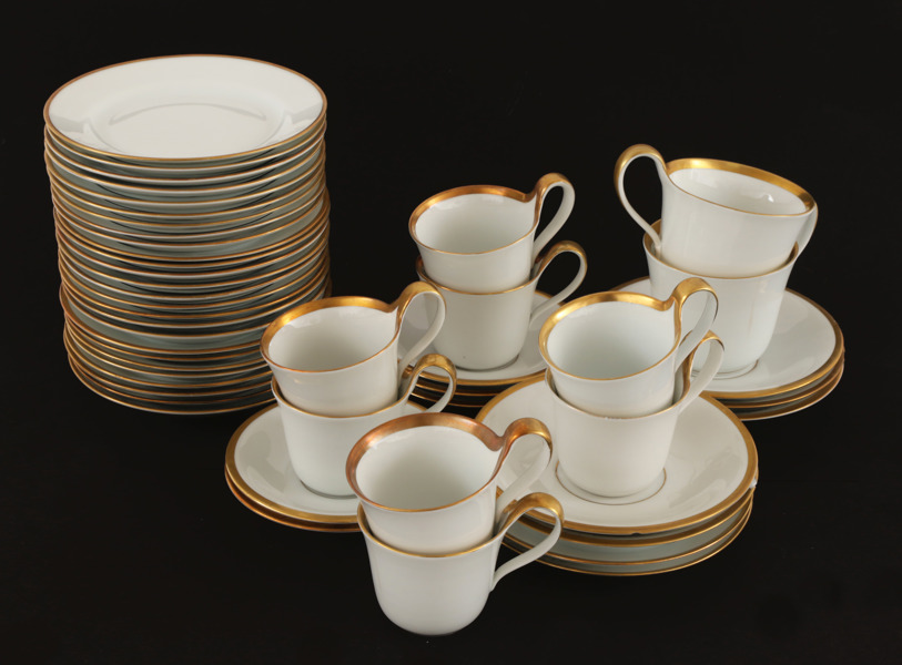 Kaffe- och teservisdelar, "Golden Sun", Sigvard Bernadotte för Bing & Gröndahl