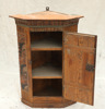 Vägghörnskåp, allmoge, Dalarna, daterat 1792