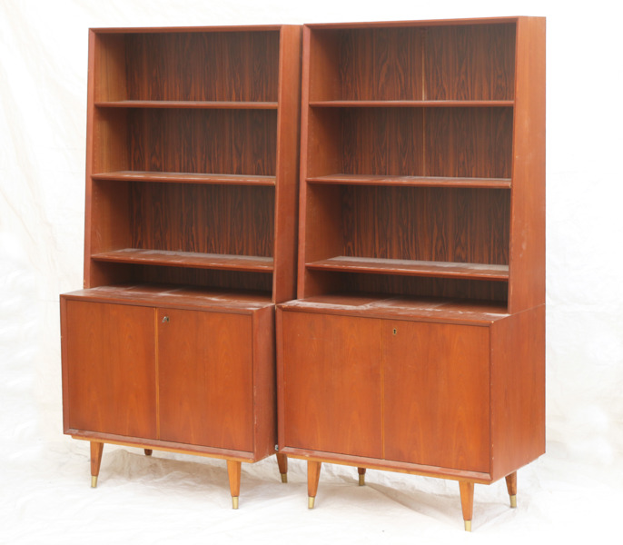 Bokhyllor ett par, 1960-tal