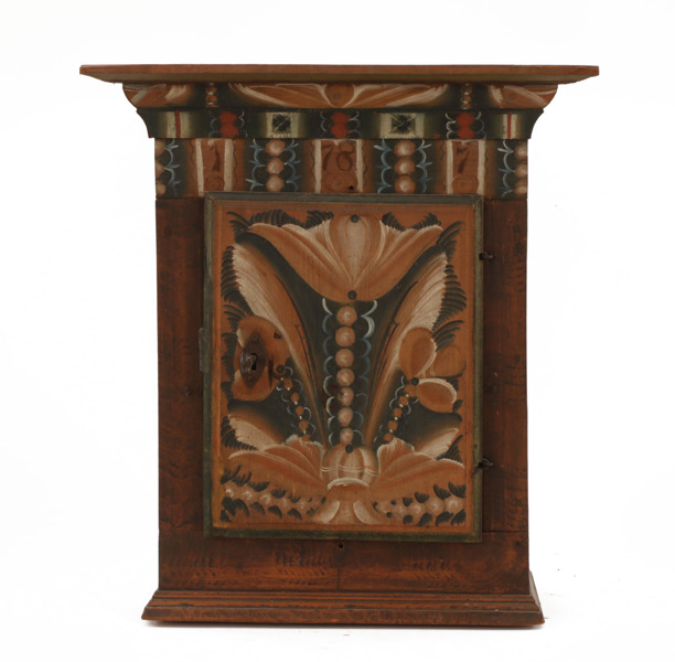 Väggskåp, allmoge, Dalarna, daterat 1787