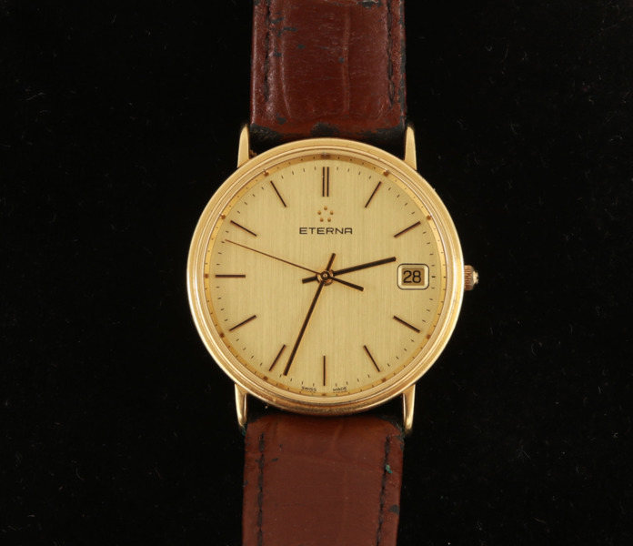 Herrarmbandsur, Eterna, 18k