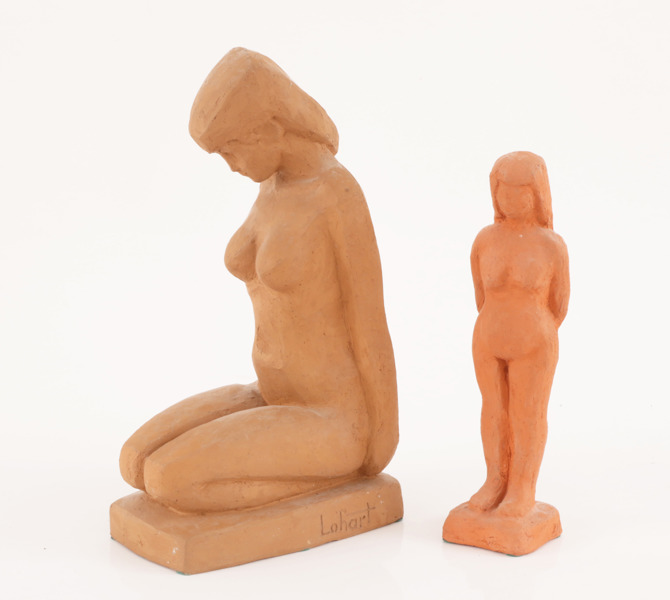 Skulpturer i terrakotta 2st