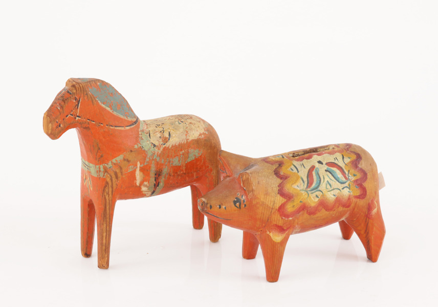 Dalahäst och dalagris, 1900-talets första hälft