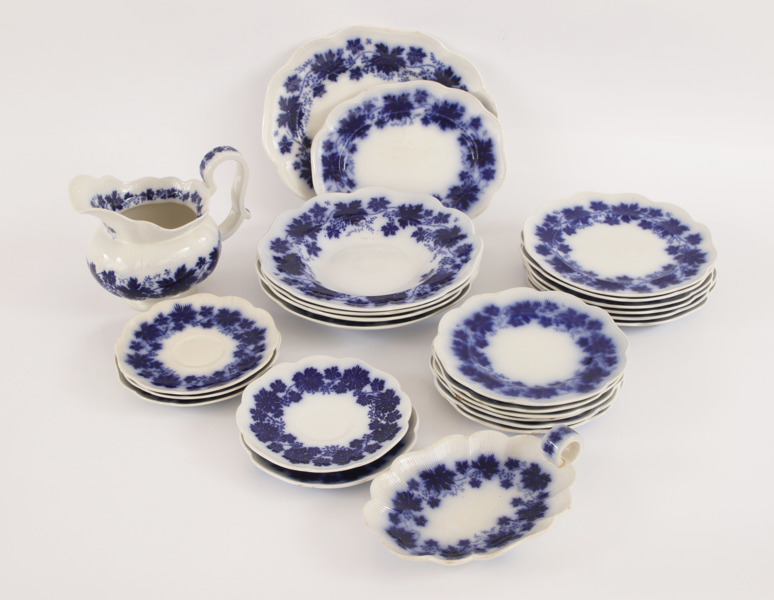 Servisdelar 25st, "Vinranka", Arthur Percy för Gefle