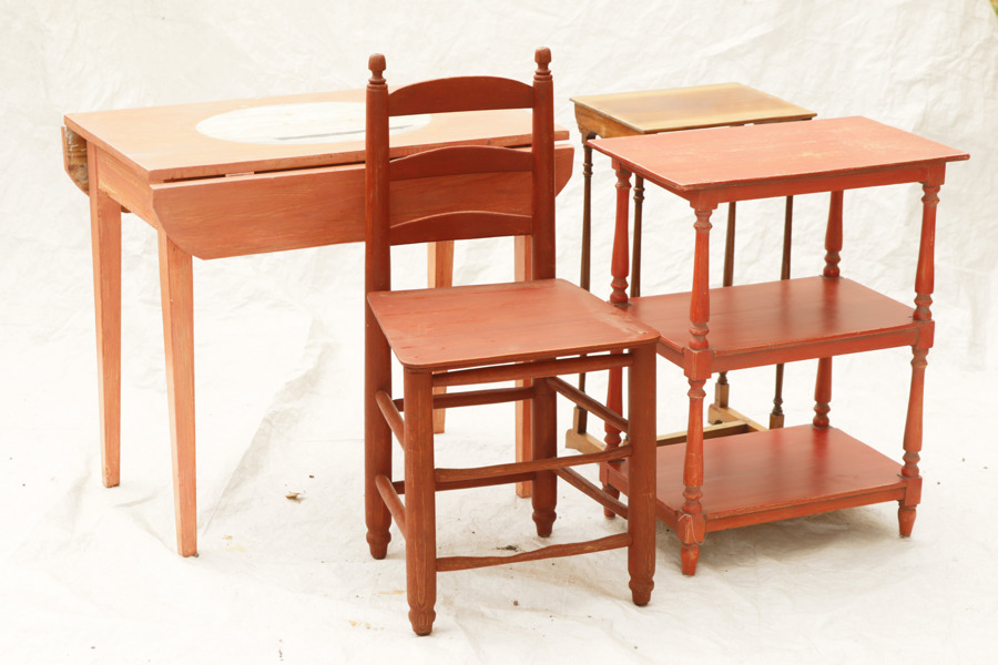 Möbler 4 delar, omkring år 1900