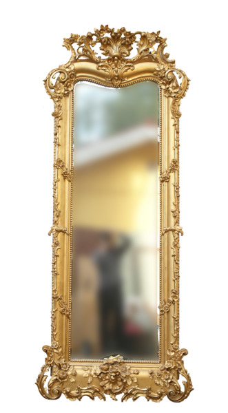 Salspegel, nyrokoko, 1800-talets andra hälft