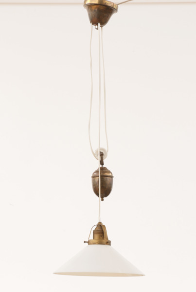 Skomakarlampa med hiss, 1900-talets början