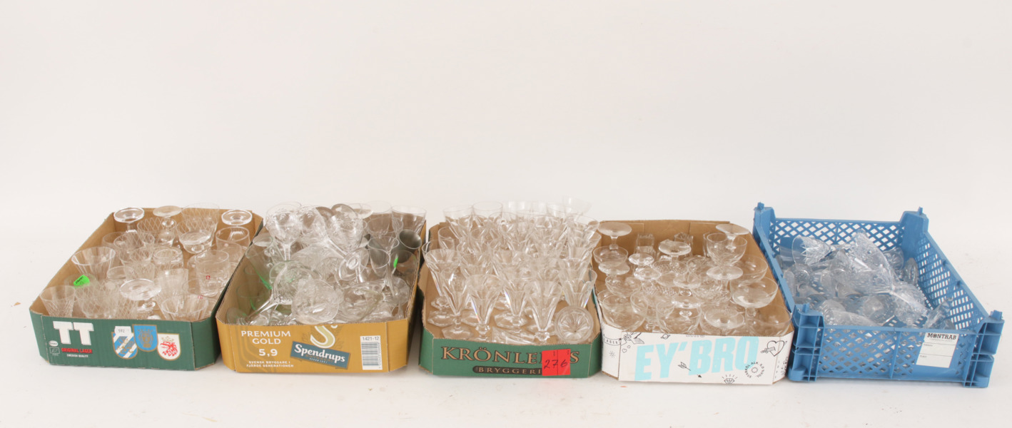 Parti glas, "City", Iittala, "Sickan", "Diamant", m.m.