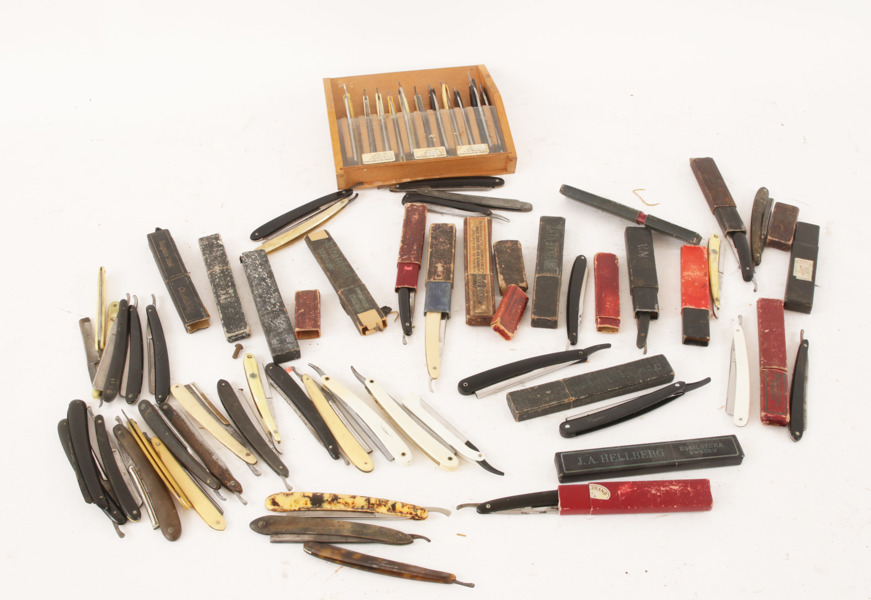 Stort parti rakknivar, 18/1900-tal