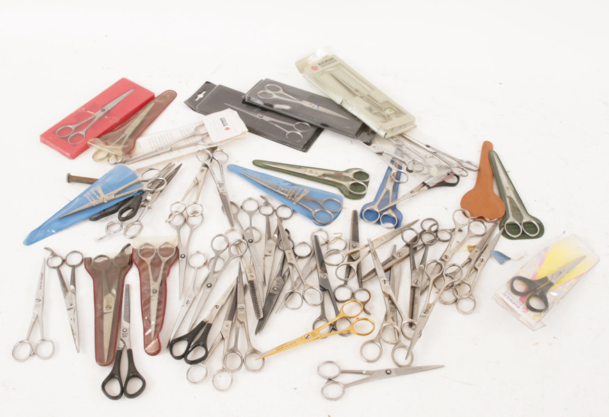 Parti frisörsaxar, m.m. bl.a. Tyskland