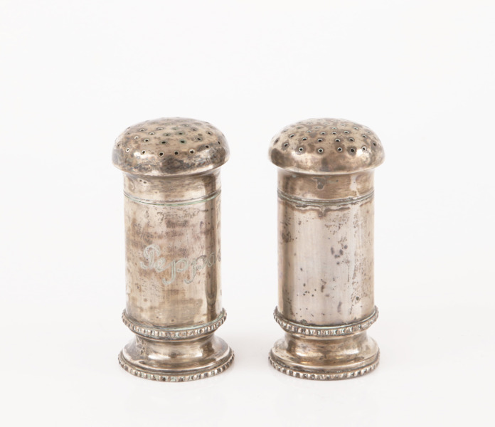 Ströare ett par, silver, 1902