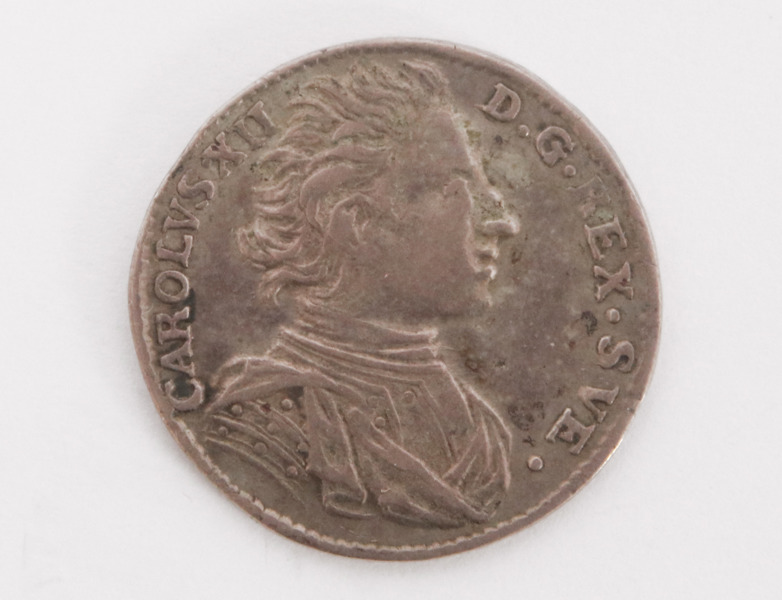 Silvermynt, 1 mark, Karl XII, 1712