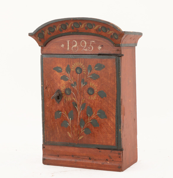Väggskåp, allmoge, daterat 1825