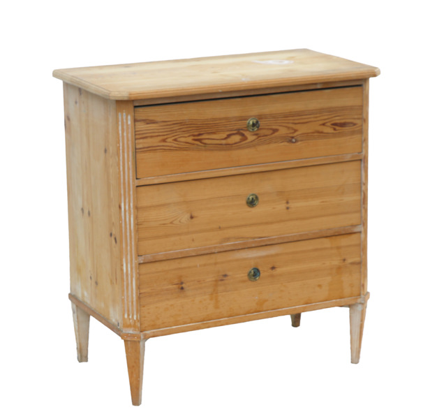 Byrå, gustaviansk stil, omkring år 1900