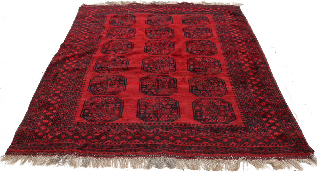 Handknuten matta, Afghan