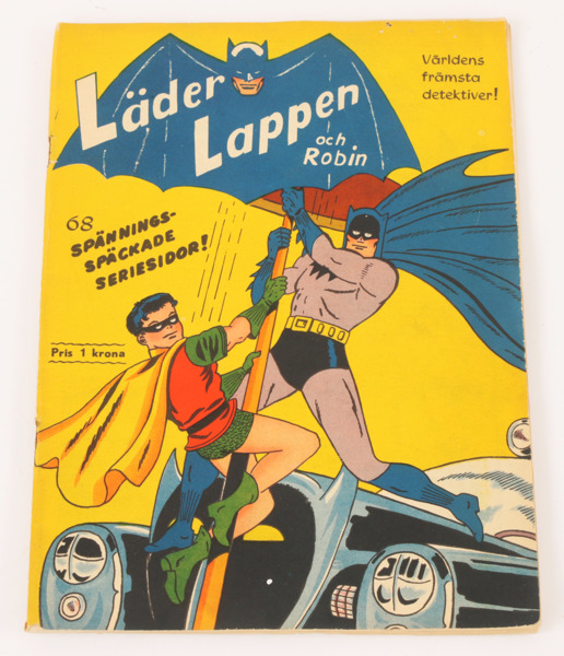 Serietidning, "Läderlappen och Robin", nr.1, 1950