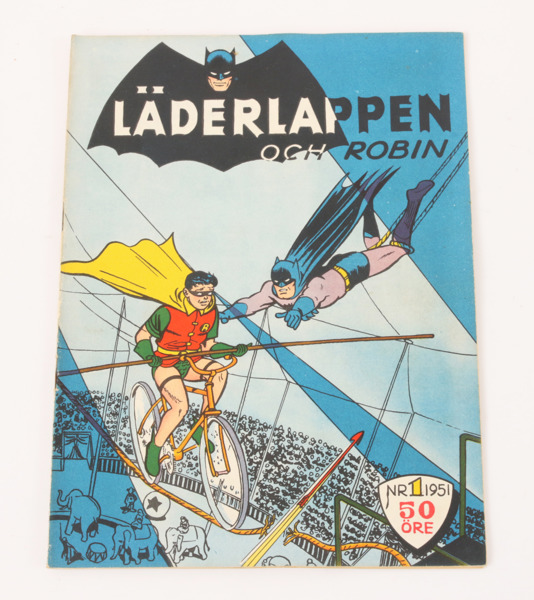 Serietidning, "Läderlappen och Robin", nr.1, 1951