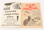 Serietidning, "Läderlappen och Robin", nr.1, 1951